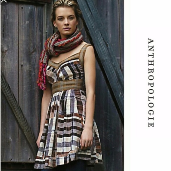 Anthropologie Dresses & Skirts - PLENTY by Tracy Reese ~ 2 Crop Patterns SILK Dress